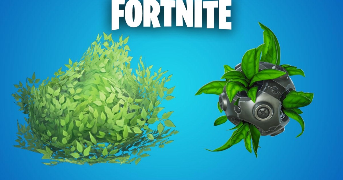 Fortnite Big Bush Bomb Quest: How to Throw Down Bushes and Hide In Them ...