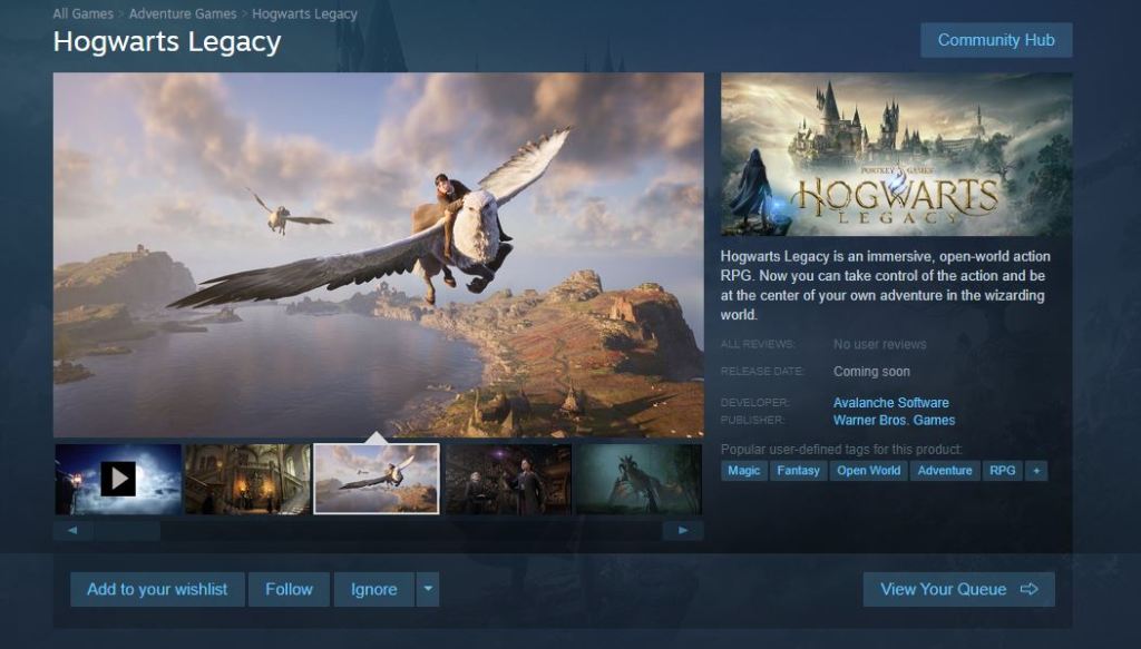 Hogwarts Legacy Delay Rumored After Steam Release Date is Changed (Update)  - GameRevolution