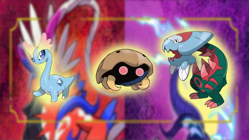 Pokemon Scarlet and Violet Leaks Reveal Fossil Pokemon