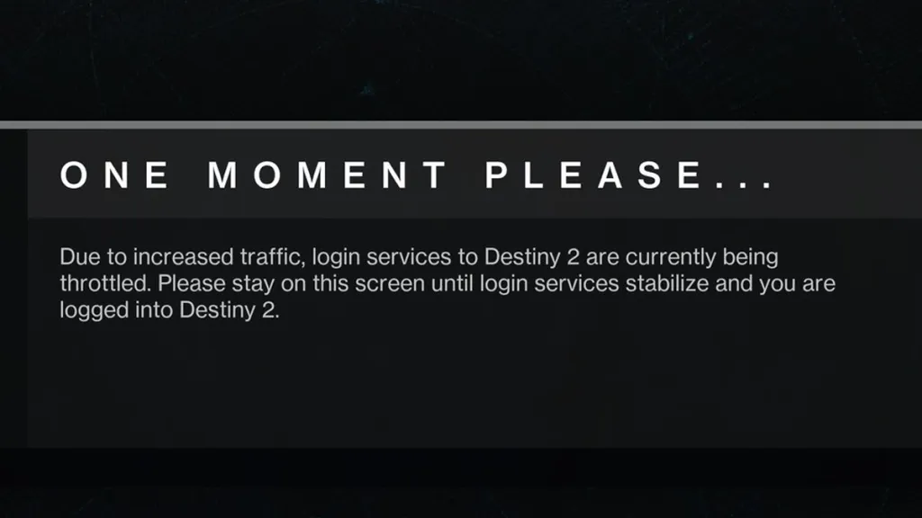 Destiny 2 'One Moment Please' Error Fix