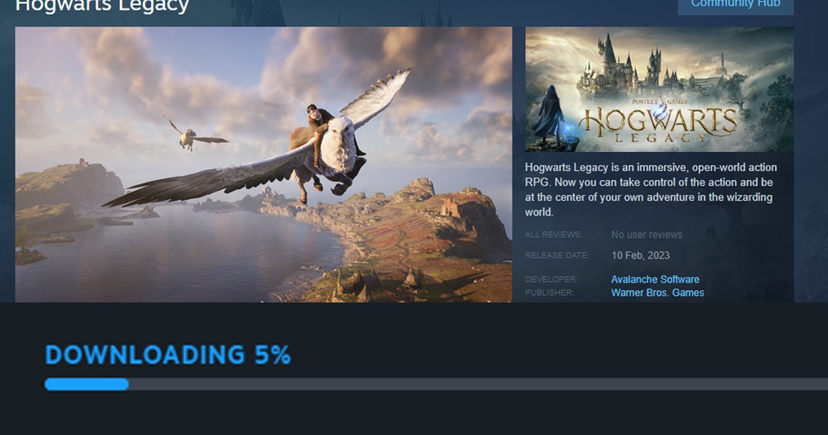 Hogwarts Legacy is one of Steam's top-selling game even a month before  release