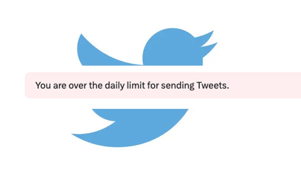 Twitter you are over the daily limit for sending tweets
