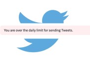 Twitter you are over the daily limit for sending tweets
