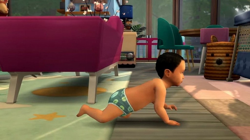 the sims 4 infants update baby coming out