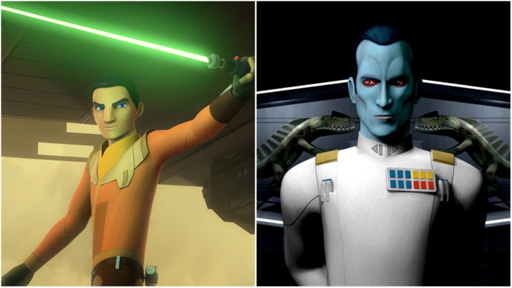 The Mandalorian Season 3 Episode 1 purrgil Ezra Bridger Admiral Thrawn Ahsoka