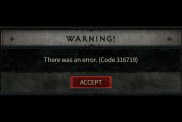 Diablo 4 Error code 316719