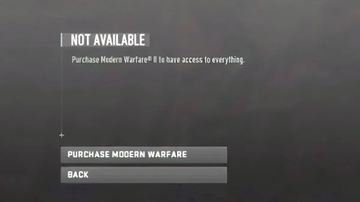 Warzone 2.0 Bug requires Players to Purchase Modern Warfare II to Play the  Game –