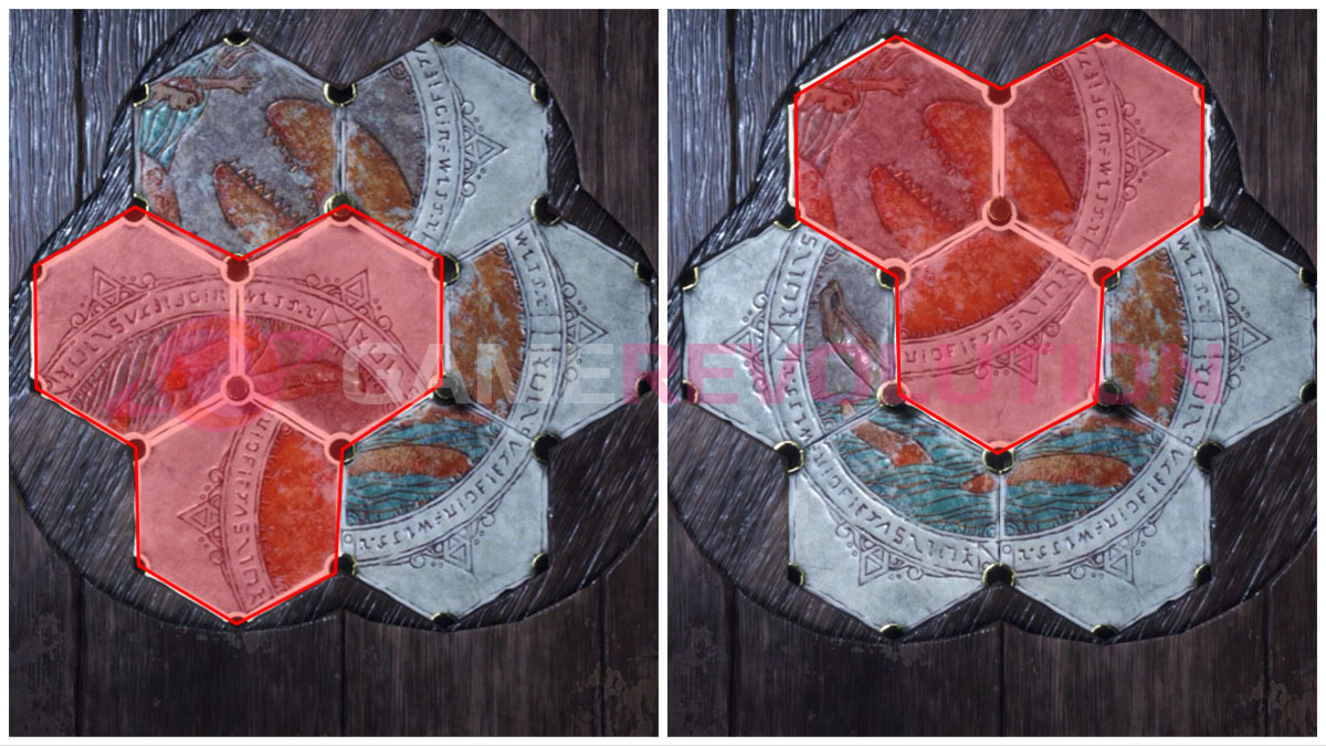 RE4 Remake Hexagon Puzzle Solution Hexagon Piece Locations GameRevolution