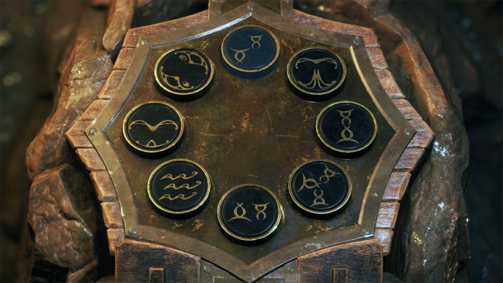 Resident Evil 4 Remake Small Cave Shrine Code Symbol Locations