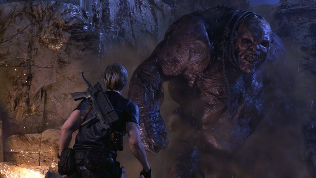 Resident Evil 4 remake Quarry Boss El Gigante