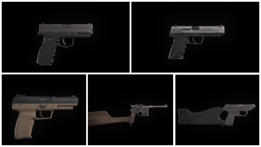 Resident Evil 4 Weapon Showcase: Pistols 