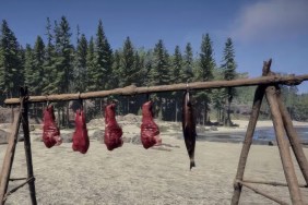 Sons of the Forest Drying Rack Preserve Meat