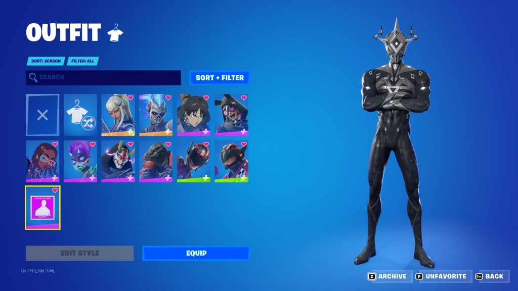 fortnite triarch nox outfit shop