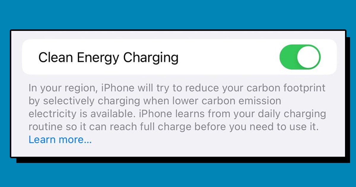 iPhone Turn Off 'Clean Energy Charging' How To Stop Slower Charge