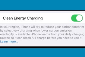 iPhone Turn Off Clean Energy Charging