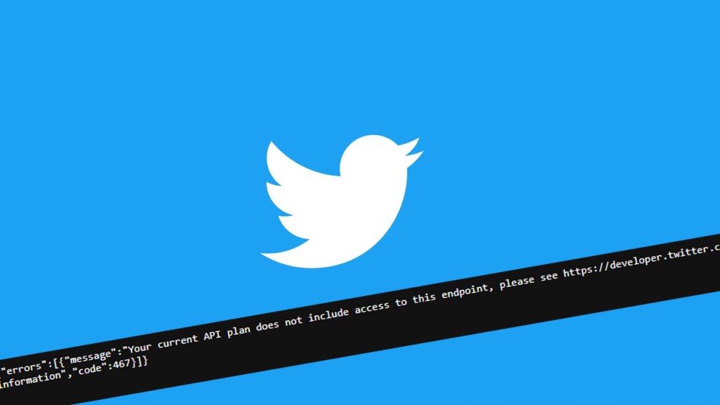 twitter api endpoint error