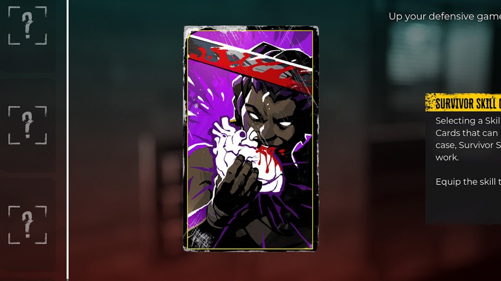 Dead Island 2 Survivor Skill Card Choice