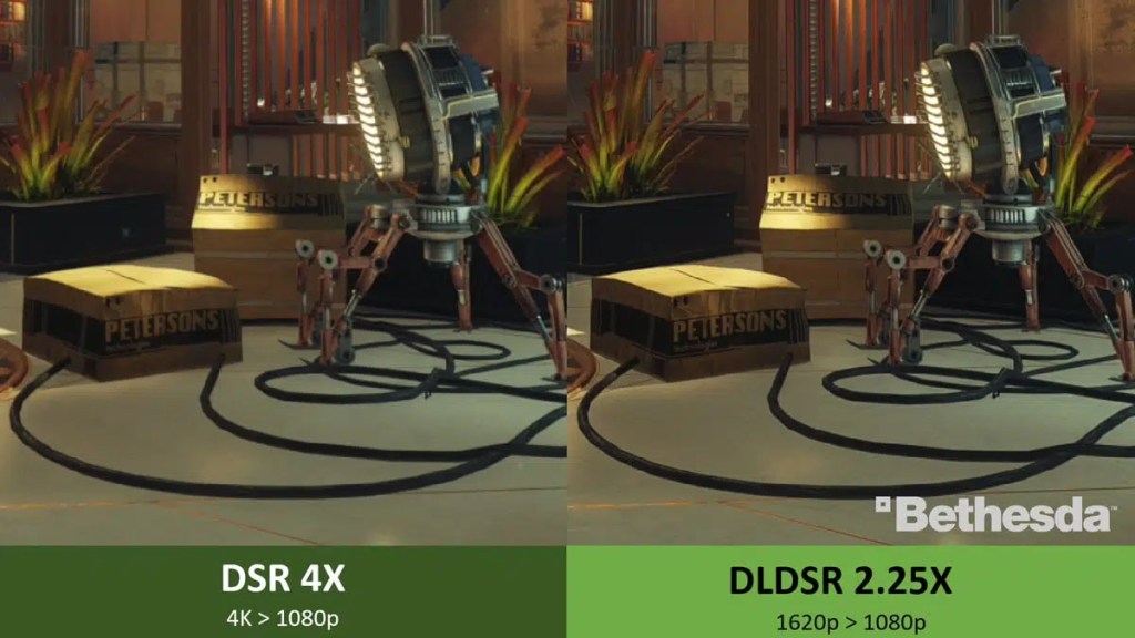 NVIDIA DLDSR and DSR comparison