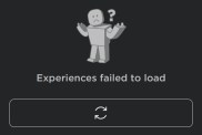 Roblox 'Experiences Failed to Load' error fix