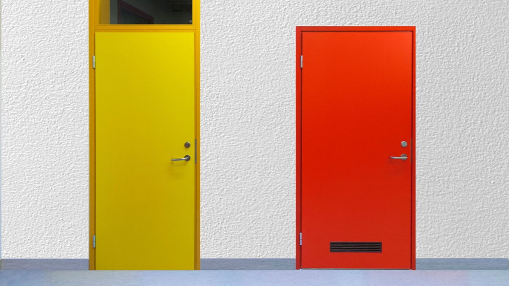 TikTok Red Door Yellow Door Trend