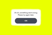 Snapchat Something Went Wrong Error