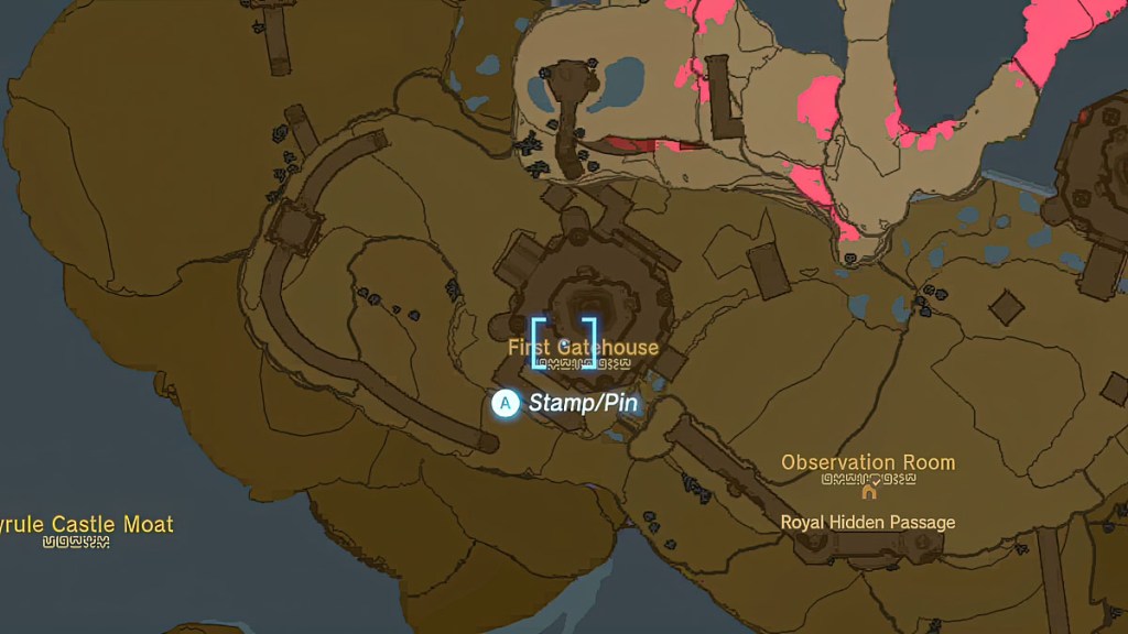 Zelda Tears of the Kingdom Captain Hoz Location Map