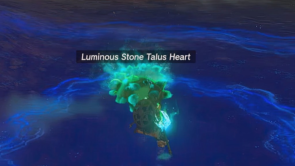 Zelda Tears of the Kingdom How to Use Talus Heart