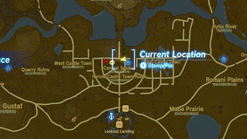 Zelda Tears of the Kingdom Knights Armor Soldiers Helm Location Map