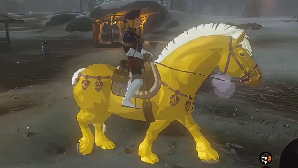 Zelda Tears of the Kingdom Special Horses Golden Horse