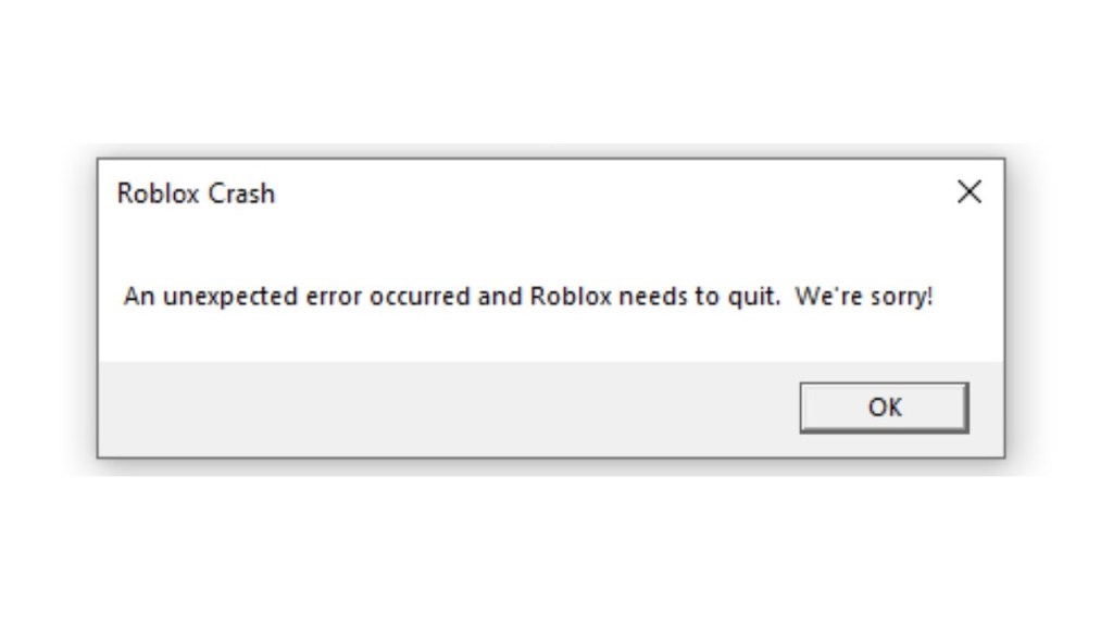 Roblox Crashing Crash Error