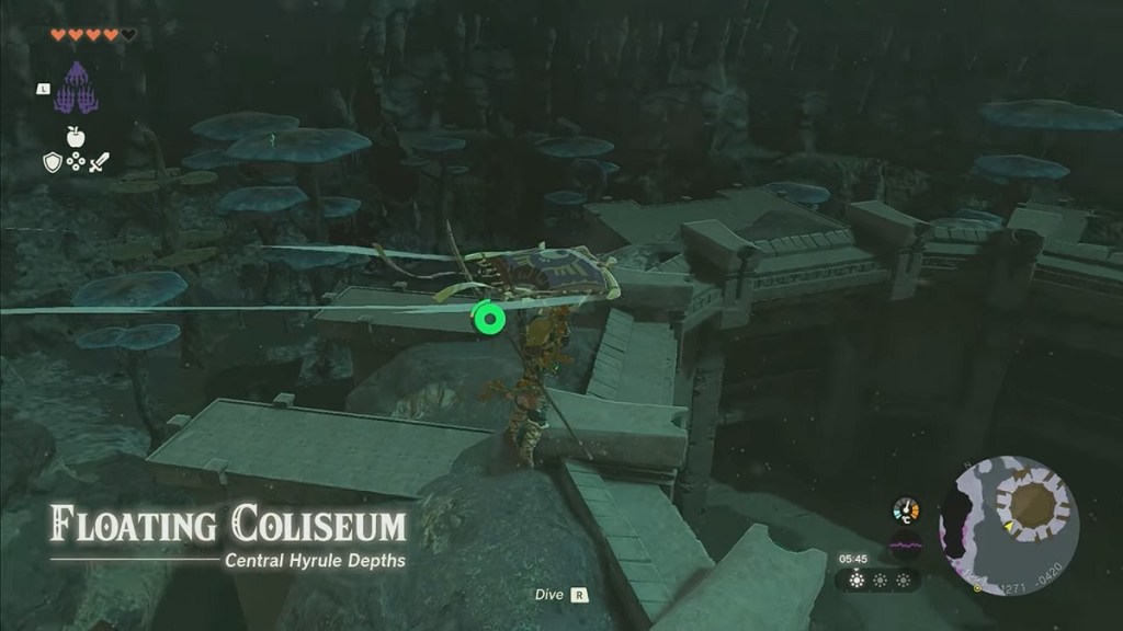 Zelda: Tears of the Kingdom Floating Coliseum Colosseum
