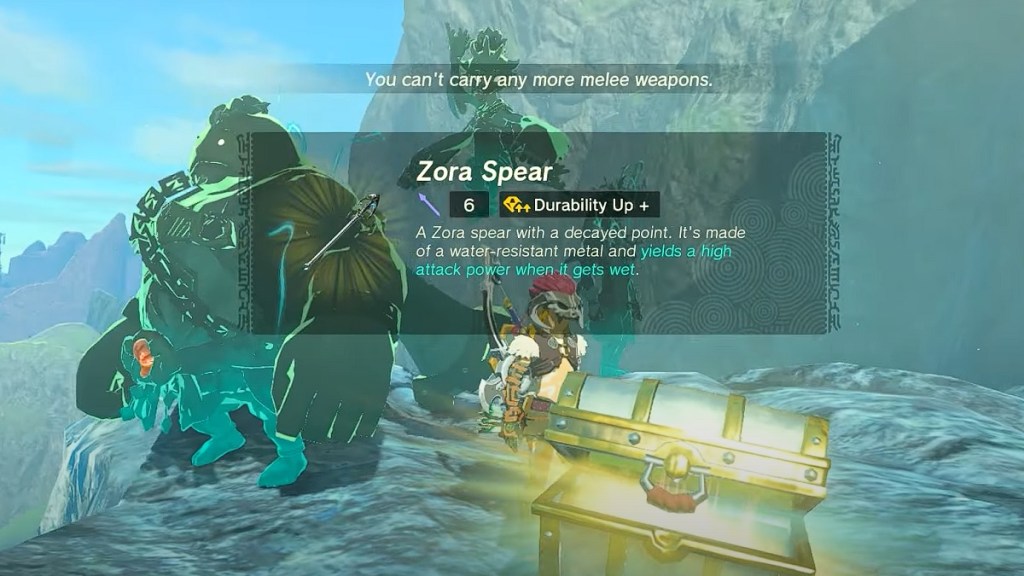 Zelda: Tears of the Kingdom Zora Spear Location