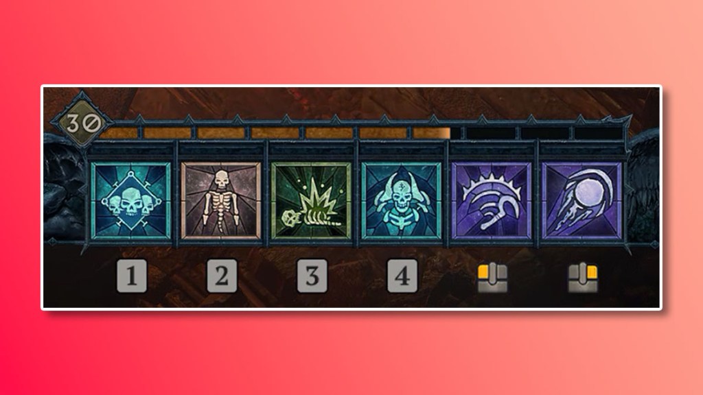 Diablo 4 can you get more than six skill bar slots or hot keys