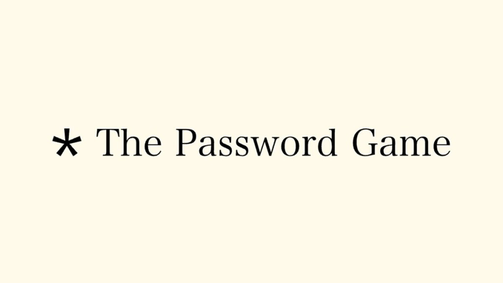 How many rules in the Password Game List