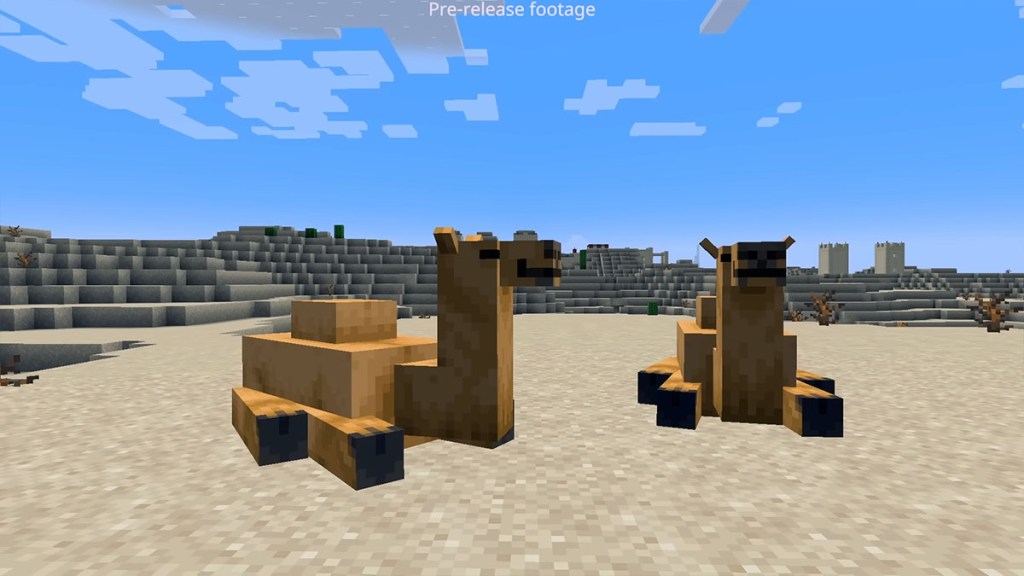 Minecraft Camel How to Tame and Ride