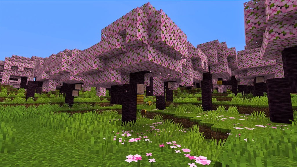 Minecraft Cherry Blossom Wood