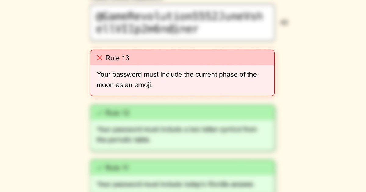 Password Game Rule 21 – How to make a strong password - Pro Game
