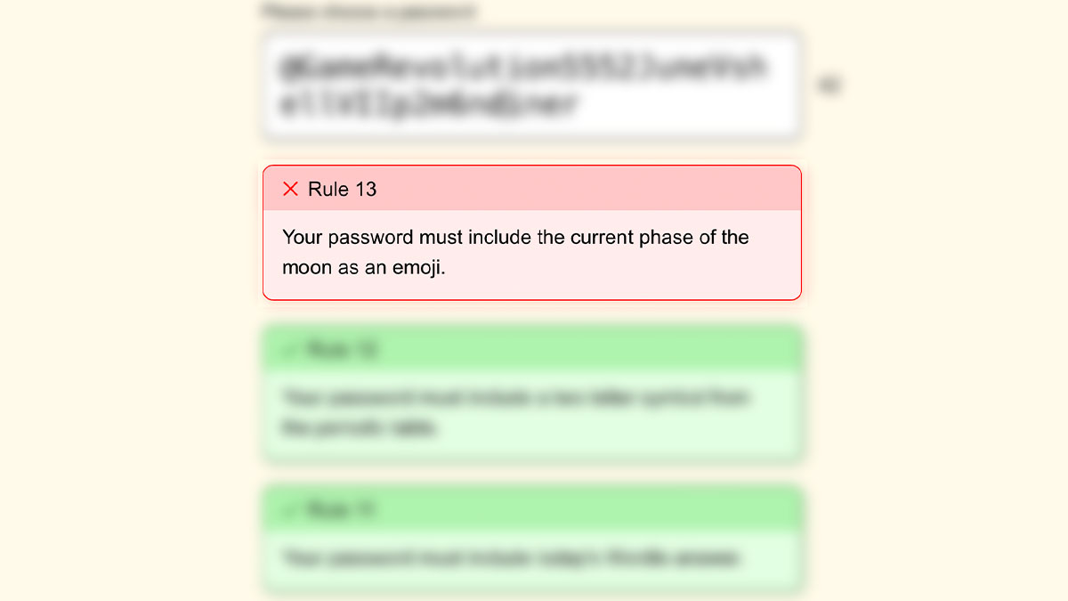 how do you get past rule 12 in the password game