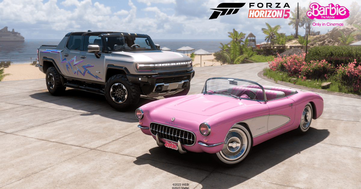 Forza Horizon 5 Barbie DLC ajoute de nouvelles voitures