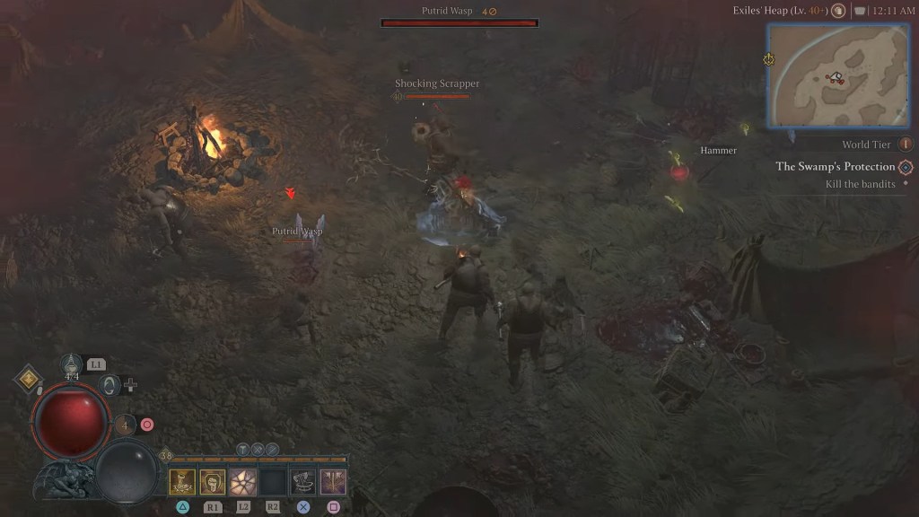 Diablo 4 The Swamp's Protection Bug Glitch Find the Bandit Camp