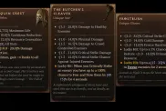 Diablo 4 Unique Items List Barbarian Rogue Druid Sorcerer Necromancer