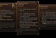 Diablo 4 Unique Items List Barbarian Rogue Druid Sorcerer Necromancer