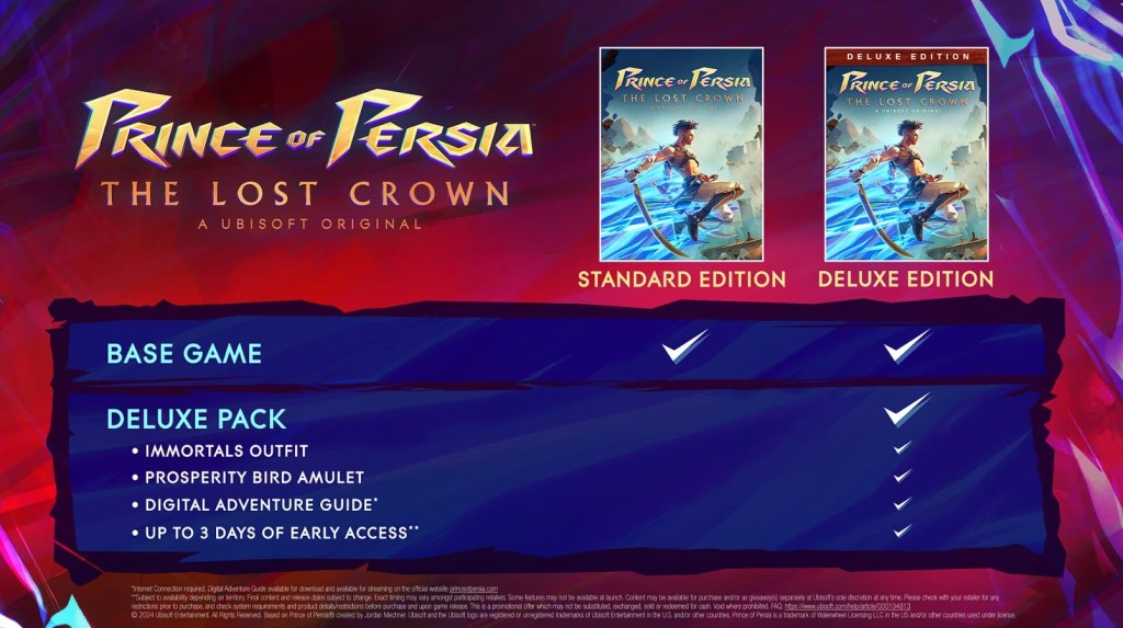 Pre-Purchase & Pre-Order Prince of Persia The Lost Crown - Epic