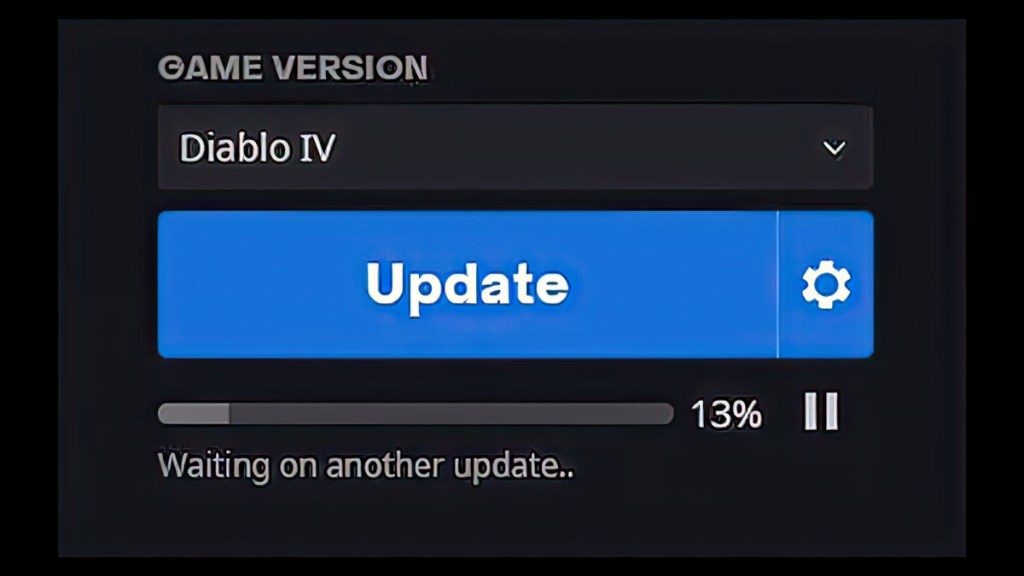 Diablo 4 Waiting on Another Update Error
