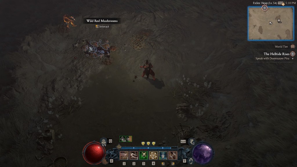 Diablo 4 Brought to Heel Red Mushroom Location