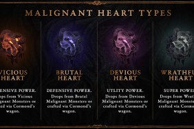 Diablo 4 Malignant Hearts List Vicious Brutal Devious Wrathful