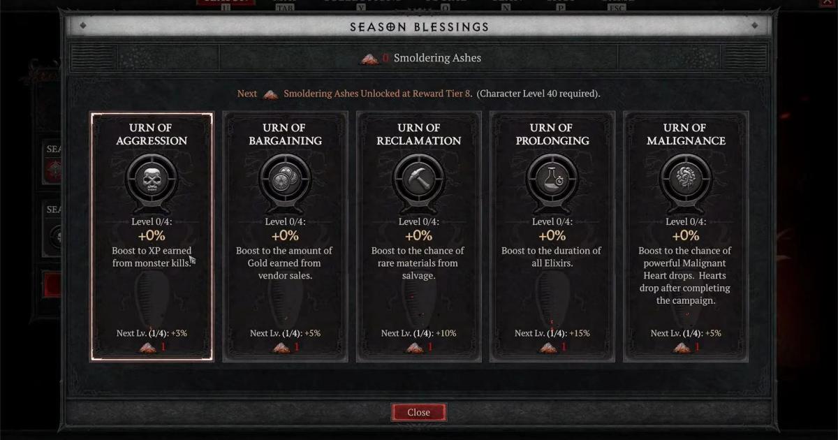 Diablo 4 Season Blessing Bug: How to Fix Urn of Bargaining Glitch in