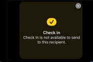 iOS 17 Check in not working