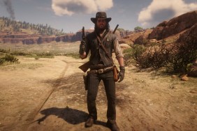 Red Dead Redemption: John Martson on a dirt road.