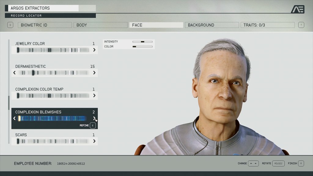 Starfield can you re-enter character customization
